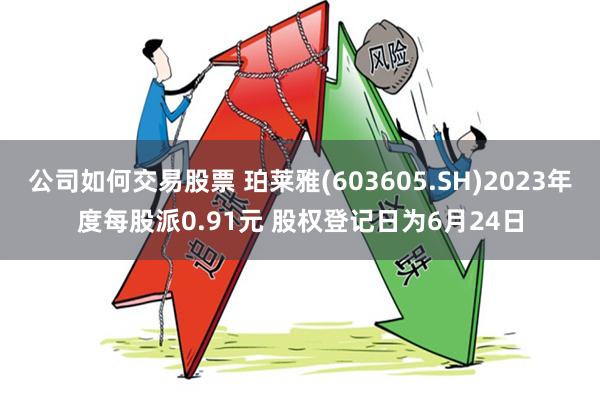 公司如何交易股票 珀莱雅(603605.SH)2023年度每股派0.91元 股权登记日为6月24日